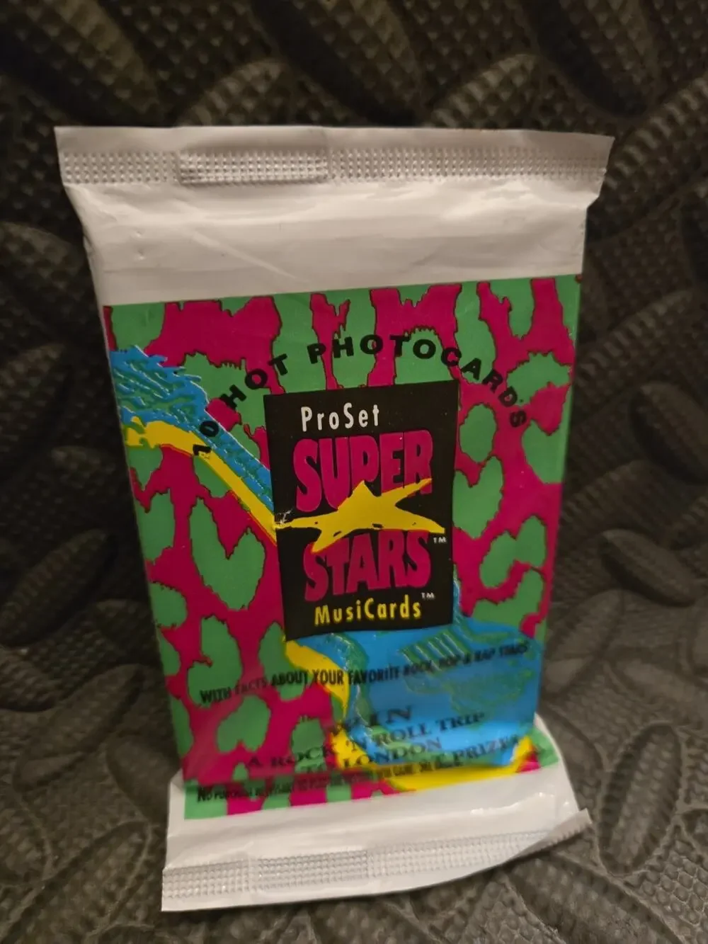 ProSet Super Stars MusiCards Sealed Pack Rock Music Trading Cards Vintage